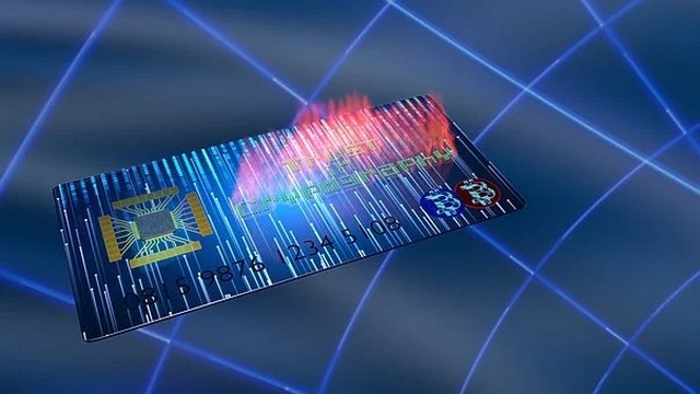 Cartão magnético com chip